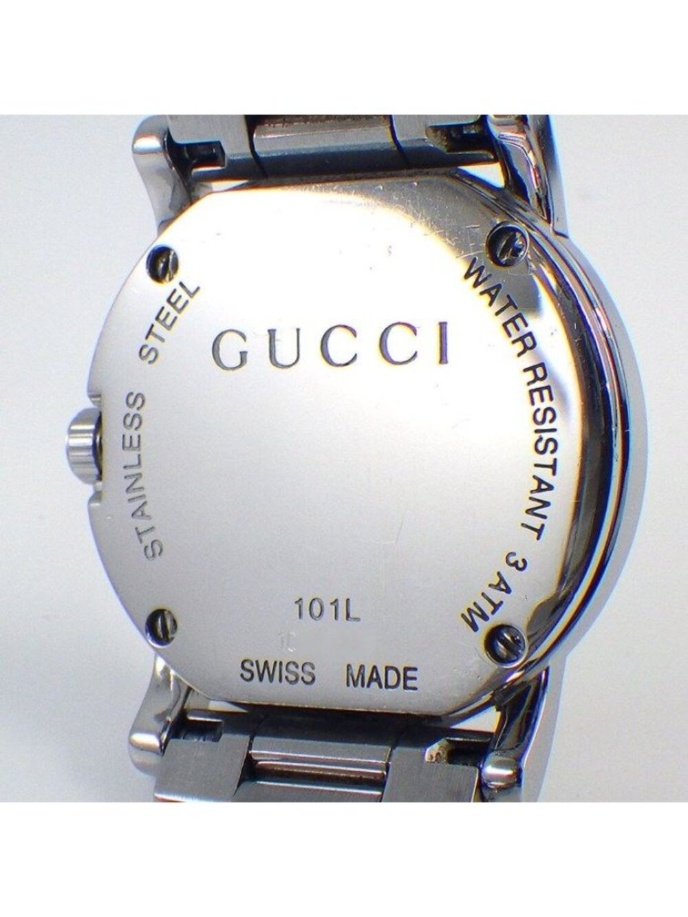 Gucci Watch Round Silver Dial SS Quartz Analog - Picture 4 of 12